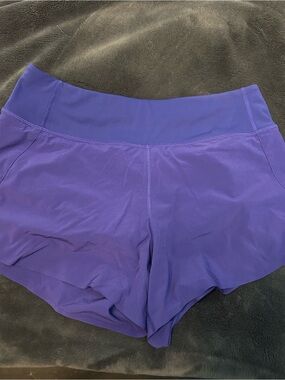 Athleta Purple High-Rise Athletic Shorts